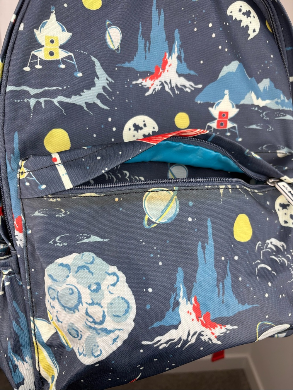 Mini Boden Outer Space & Rockets Waterproof Backpack - Picture 14 of 16